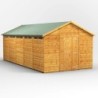 20 x 10 Power Apex Security Shed