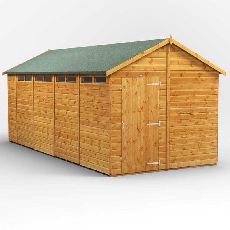 18 x 8 Power Apex Security Shed 18 x 8 Power Apex Security Shed