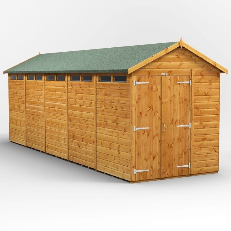 20 x 6 Power Apex Double Door Security Shed 20 x 6 Power Apex Double Door Security Shed