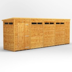 18 x 4 Power Pent Security Shed