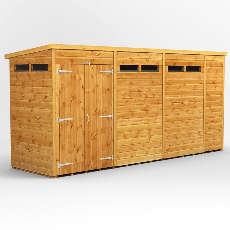 14 x 4 Power Pent Double Door Security Shed 14 x 4 Power Pent Double Door Security Shed