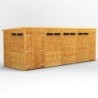 18 x 6 Power Pent Double Door Security Shed