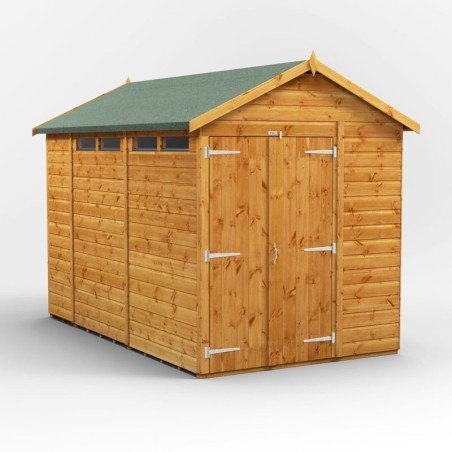 10 x 6 Power Apex Double Door Security Shed