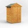 4 x 4 Power Apex Security Shed