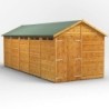 20 x 8 Power Apex Double Door Security Shed