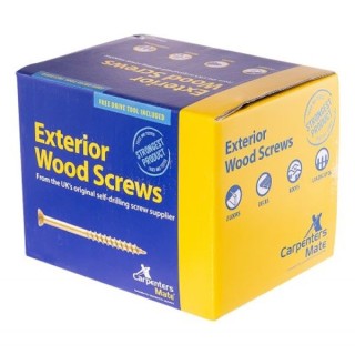 Carpenters Mate 63mm Exterior Wood Screw Qty 500