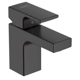 Hansgrohe Vernis Shape Single lever basin mixer 70 with pop-up waste set - Matt Black - 71560670