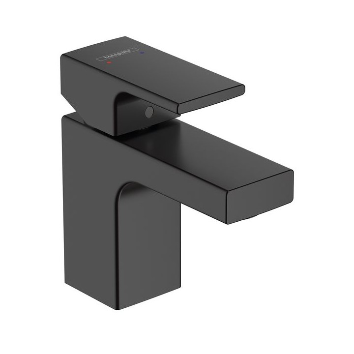 Hansgrohe Vernis Shape Single lever basin mixer 70 with pop-up waste set - Matt Black - 71560670