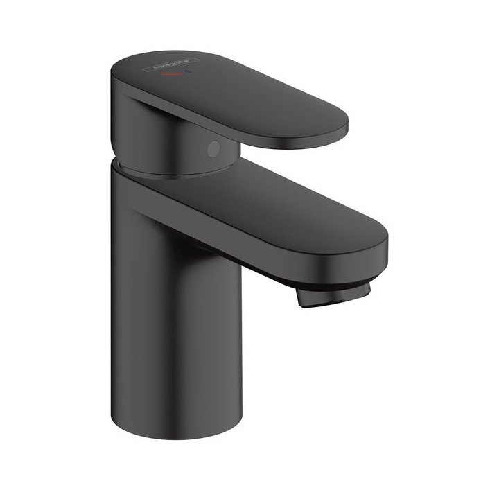 Hansgrohe Vernis Blend Single lever basin mixer 70 CoolStart with pop-up waste set - Matt Black - 71584670