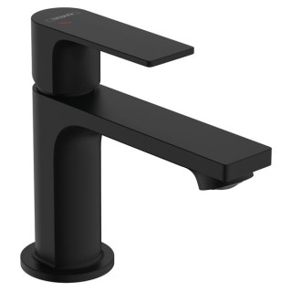 Hansgrohe Rebris E Single lever basin mixer 80 CoolStart with pop-up waste set - Matt Black - 72553670