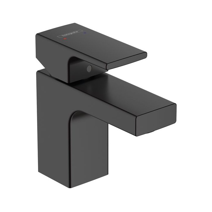 Hansgrohe Vernis Shape Single lever basin mixer 70 without waste set - Matt Black - 71567670