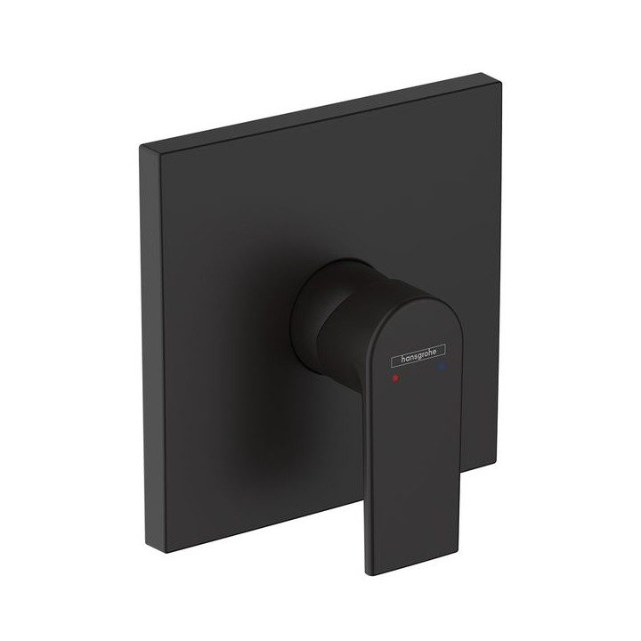 Hansgrohe Vernis Shape Single lever shower mixer for concealed installation - Matt Black - 71668670