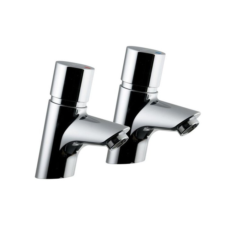 Armitage Shanks Avon 21 Push Button Self Closing Pillar Taps