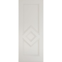 Deanta Ascot White Primed Fire Door 30m 1981mm x 838mm x 45mm