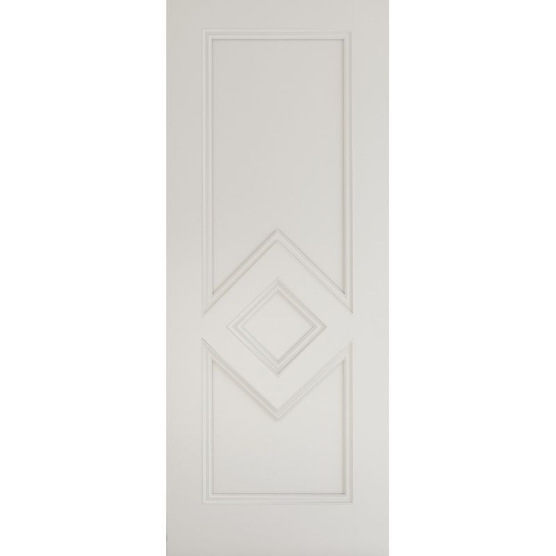 Deanta Ascot White Primed Fire Door 30m 1981mm x 838mm x 45mm