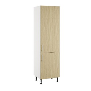 Essence Sandstone Oak 600mm 70-30 Fridge Freezer Tower Type G