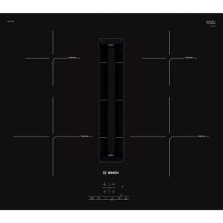 Bosch PIE611B15E Serie 4 Induction Venting Hob Black Glass 60cm