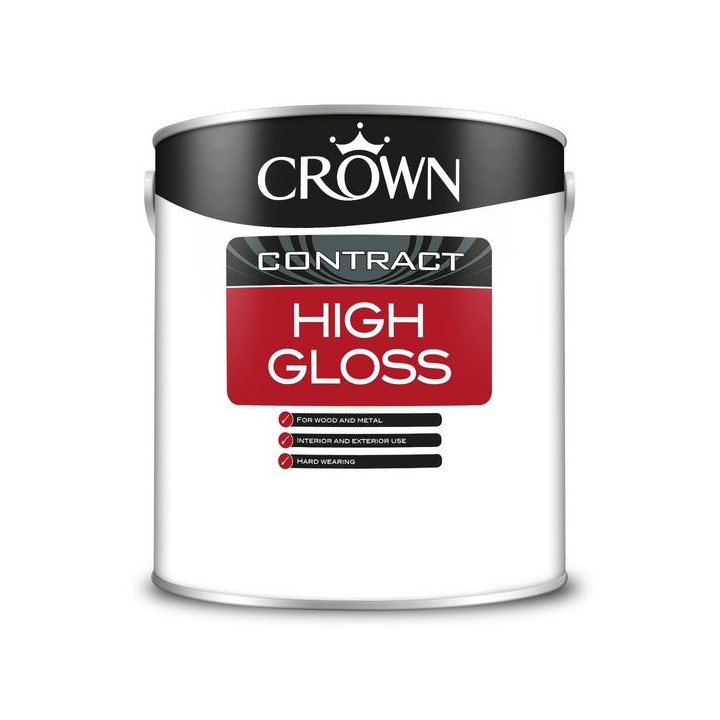 Crown Contract High Gloss 2.5L Brilliant White