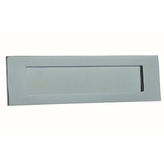 4Trade Letterbox Plate Chrome 250 x 75mm
