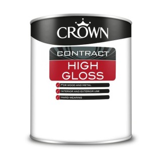 Crown Contract High Gloss 1L Black