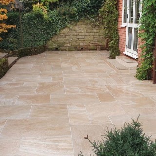 Global Stone Sandstone Porcelain Paving Patina 14.78m2 Project Pack