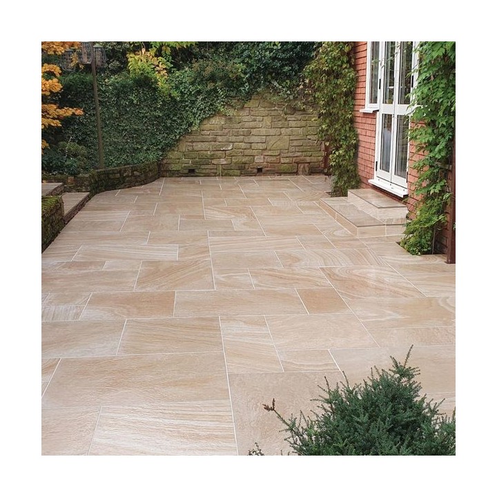 Global Stone Sandstone Porcelain Paving Patina 14.78m2 Project Pack