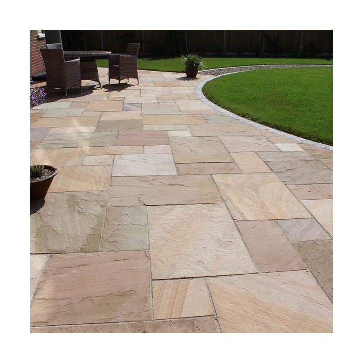 Talasey Classicstone Indian Sandstone Natural Stone Paving Harvest 18.90m2 Project Pack