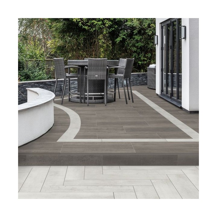 Marshalls Arrento Encore Porcelain Paving Smoke 200 x 900mm
