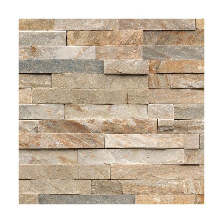 Marshalls Stoneface Drystack Veneer Walling Corners Harvest Mix 0.57m2