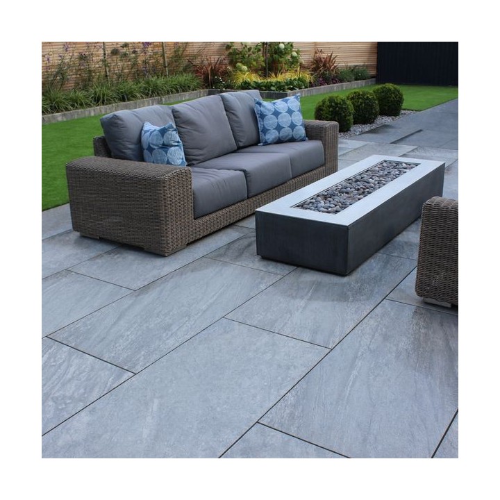 Talasey Vitripiazza Di Pietra Porcelain Paving Cenere 1200 x 600mm