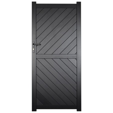 Readymade Gates Cambridge Pedestrian Gate 1m x 2m Black