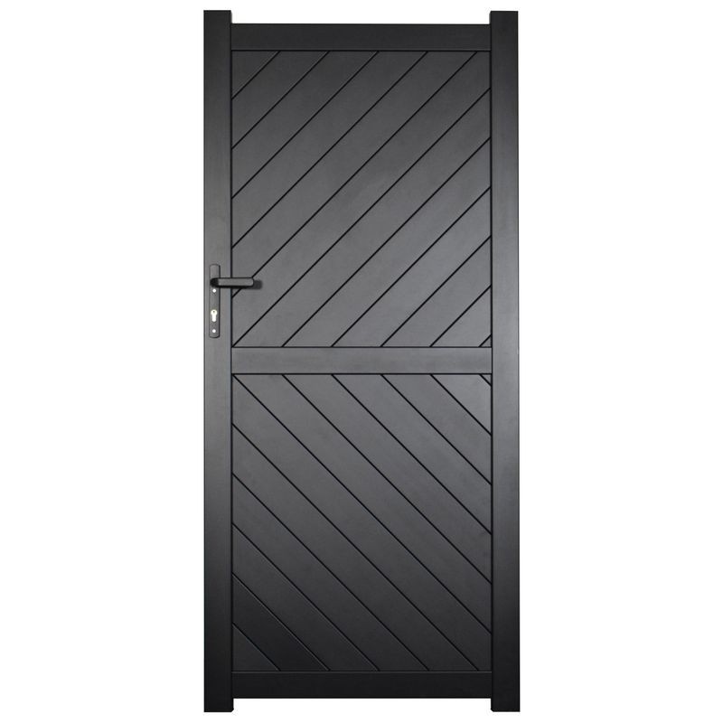 Readymade Gates Cambridge Pedestrian Gate 1m x 2.2m Black
