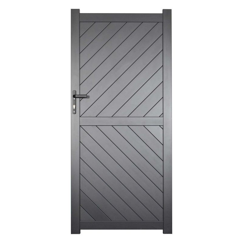 Readymade Gates Cambridge Pedestrian Gate 900mm x 2m Grey