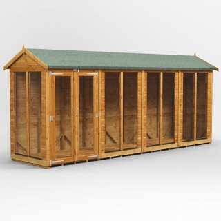 16 x 4 Power Apex Summerhouse