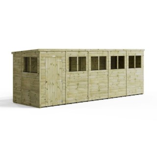 20x6 Premium Powersheds Pent