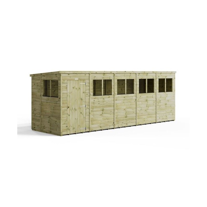 20x6 Premium Powersheds Pent