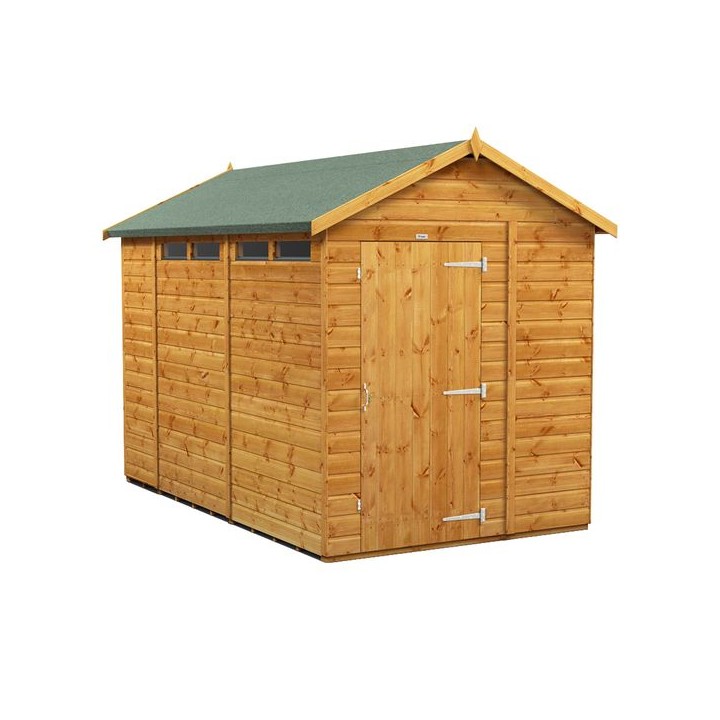 10 x 6 Power Apex Security Shed