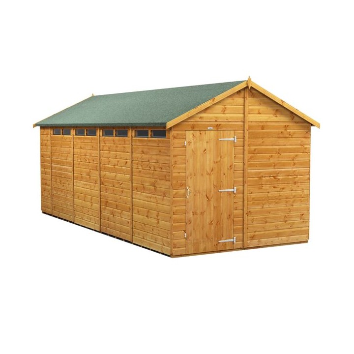 18 x 8 Power Apex Security Shed