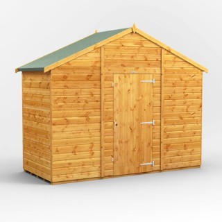 4 x 10 Power Apex Windowless Shed