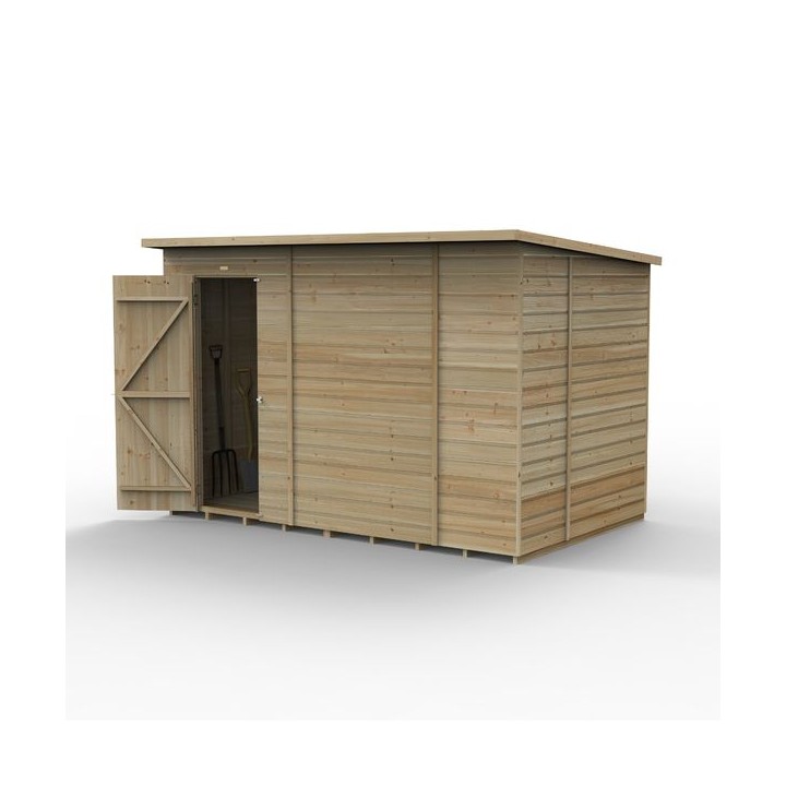 Beckwood 10x6 Pent Shed No Windows Installed