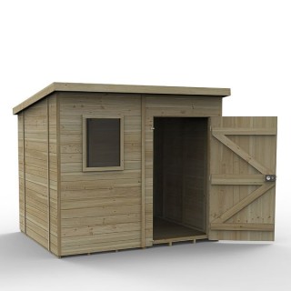 Timberdale 8 x 6 Pent Shed - Installed