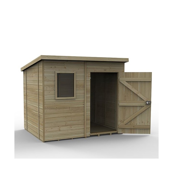 Timberdale 8 x 6 Pent Shed - Installed
