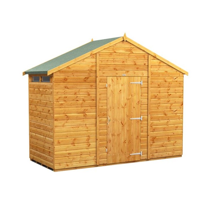 4 x 10 Power Apex Security Shed