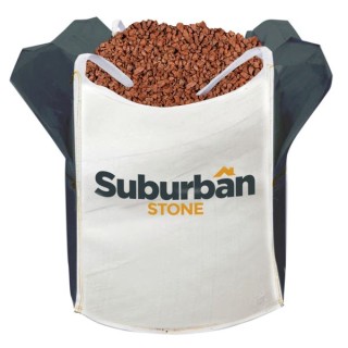 Suburban Stone 20mm Red Gravel Chippings Bulk Bag