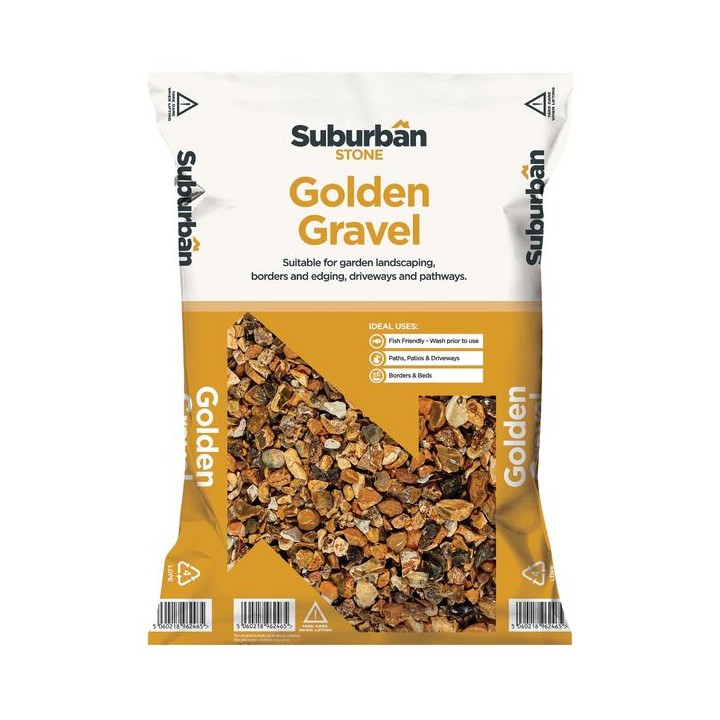 Suburban Stone 10mm Golden Gravel Trade Pack 20kg