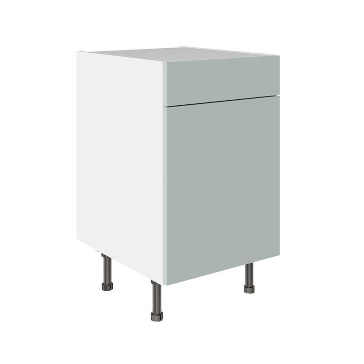 Flatpack 500 Drawerline Base Cabinet Slab Supermatt Aquamarine