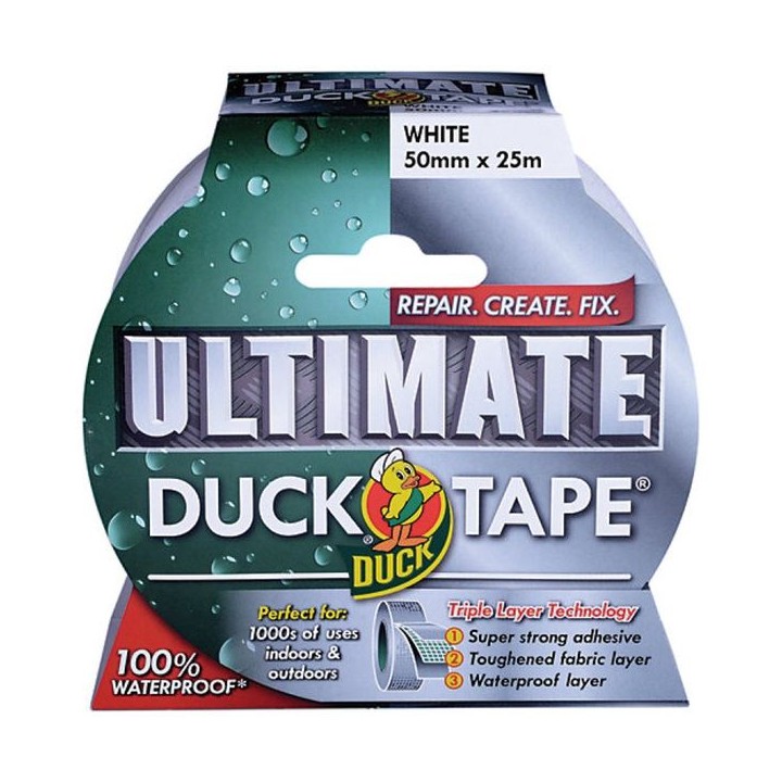 Duck Tape Ultimate 50mm x 50m White