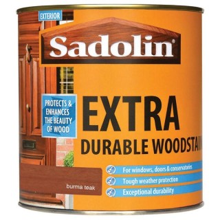 Sadolin Extra Durable Woodstain Burma Teak 1 Litre