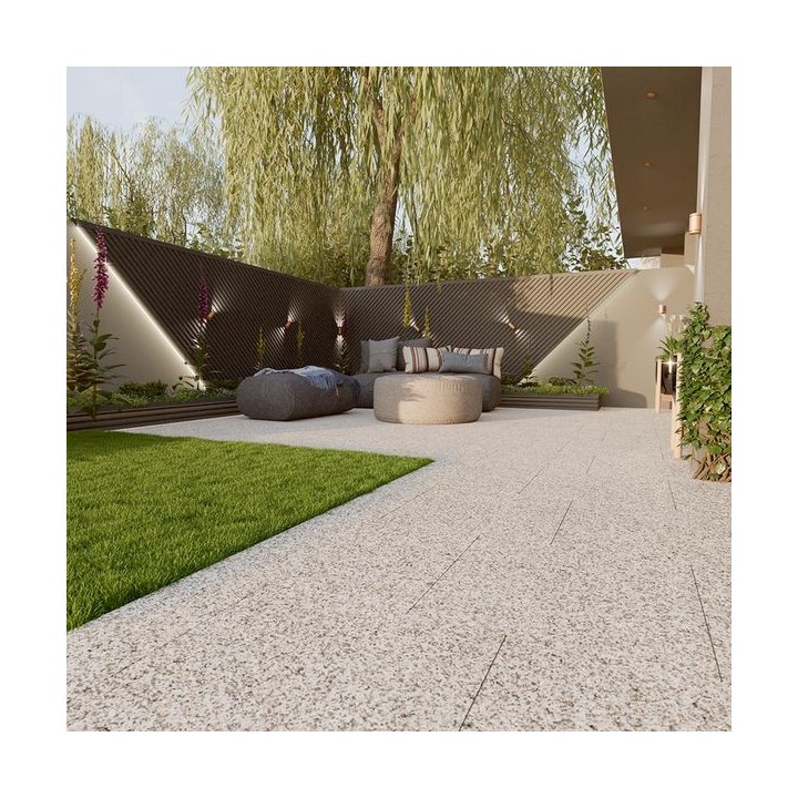 Talasey Vitripiazza Cava Granito Porcelain Paving Silver Grey 600 x 900mm