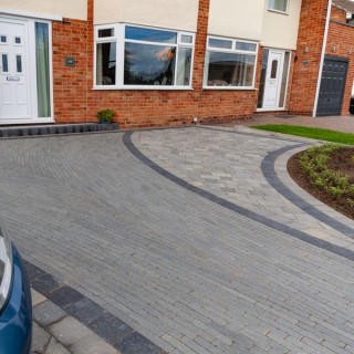 Marshalls Farnley Setts Block Paving Charcoal Multi 200 x 50mm